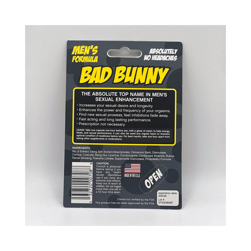 Bad Bunny Male Enhancer 24 Pills Per Display - Headshop.com