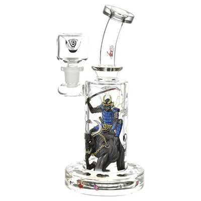 Wormhole Raging Ronin Water Pipe | 8" - Headshop.com