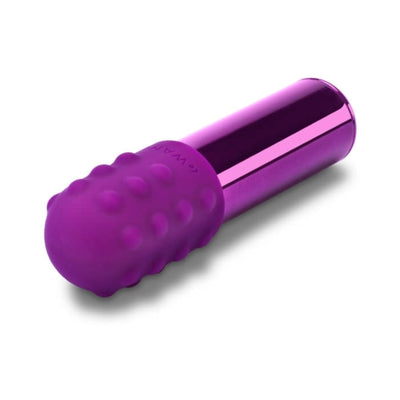 Le Wand Chrome Bullet Rechargeable Vibrator Dark Cherry