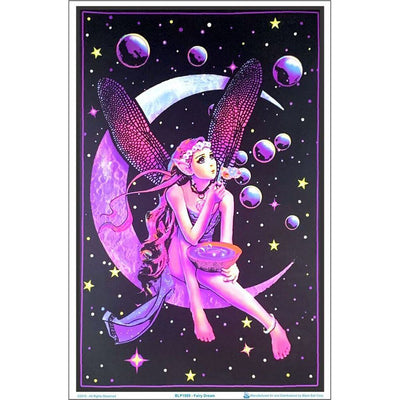 Fairy Dream Black Light Poster - 23"X35"