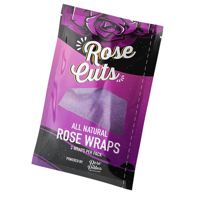 Rose Cuts Purple Rose Wraps | 3pc | 15pk Display - Headshop.com