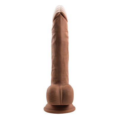 Evolved Thrust In Me Thrusting Vibrating 9.25 in. Dildo Dark