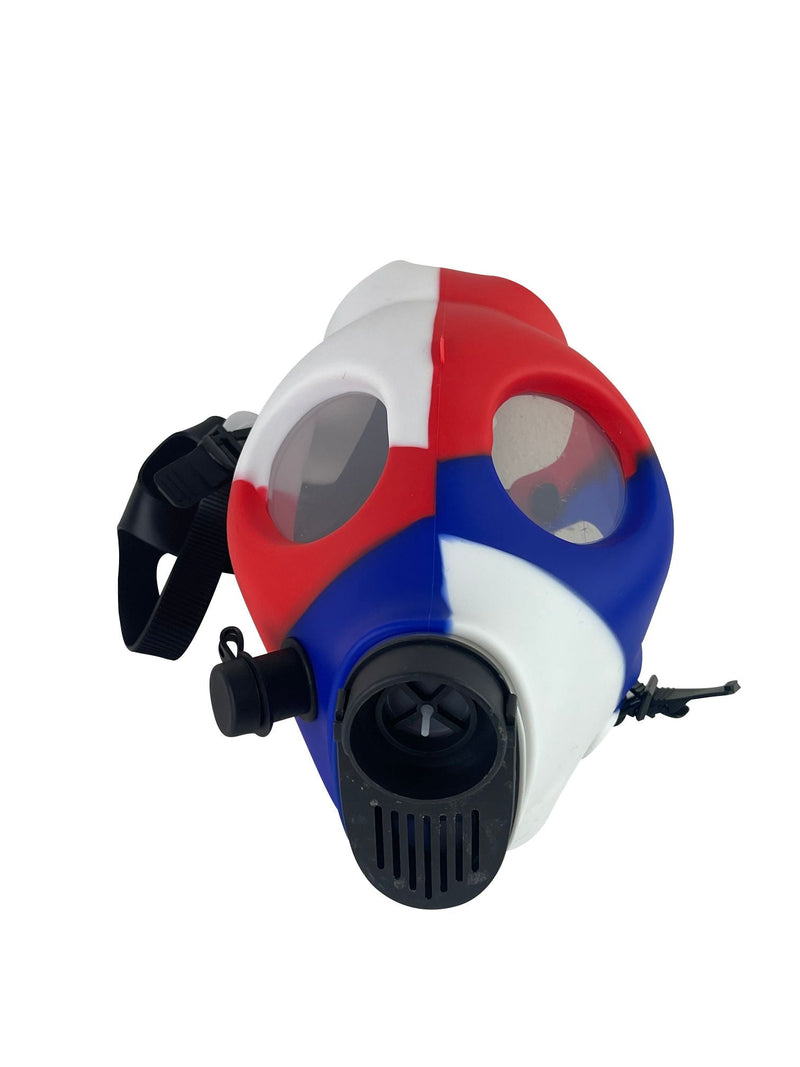 Multi-Colored Silicone Skull Gas Mask Bong - Headshop.com