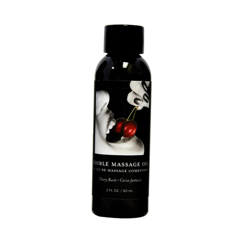 Earthly Body Edible Massage Lotion Cherry 2 oz. - Headshop.com