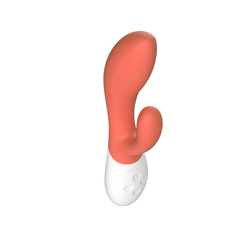 LELO INA 3 Rechargeable Dual Stimulator Coral Red