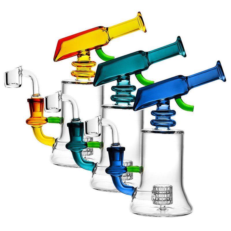 Squirt Gun Oil Rig - 7.5" / 14mm F / Colors Vary - Headshop.com