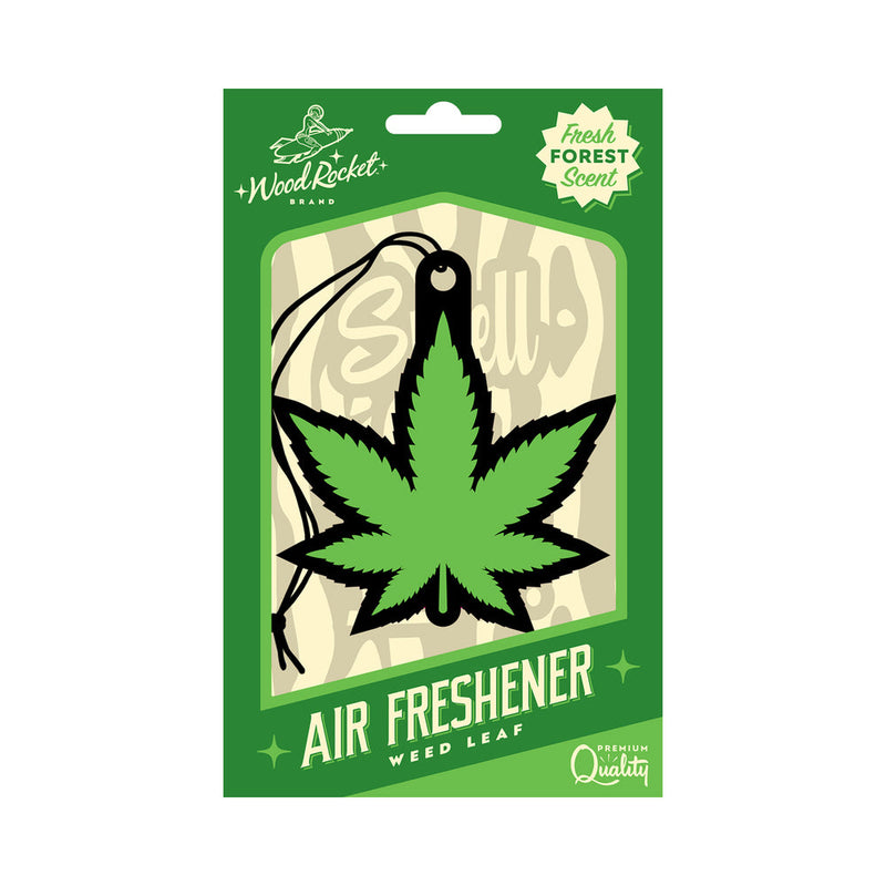 Wood Rocket Air Freshener Green Leaf - Headshop.com