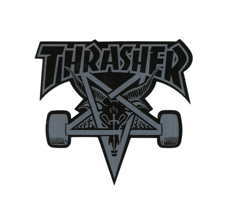 Thrasher Pentagram Skate Wheels Sticker | 4.5"x4.25"