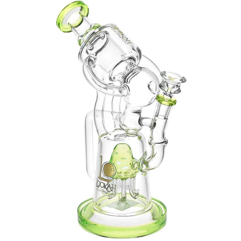 Lookah Glass Scoped Out Recycler Water Pipe | 10.5" | 14mm F - Headshop.com