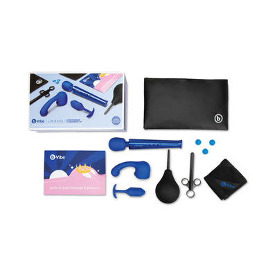 b-Vibe Anal Massage & Education Set Blue