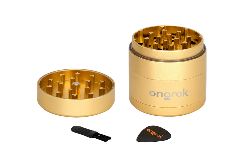 Ongrok Mini 4 Piece EZ Grinder (2.2 inch) - Headshop.com