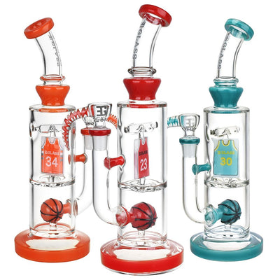 EG Glass Basketball Glass Water Pipe - 11" / 14mm F - Headshop.com