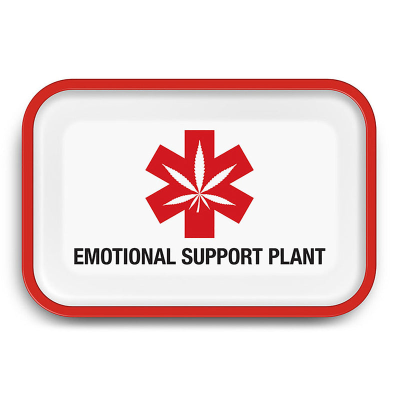 Emotional Support Plant Rolling Tray - 11.25" x 7.5" - Headshop.com