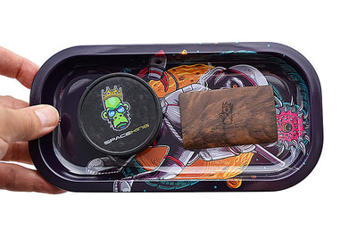 Space King 3D Holographic Slim Tray Kit (5 Designs) - Headshop.com