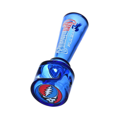 Grateful Dead x Pulsar Geometric Glass Spoon Pipe | 4.25" - Headshop.com