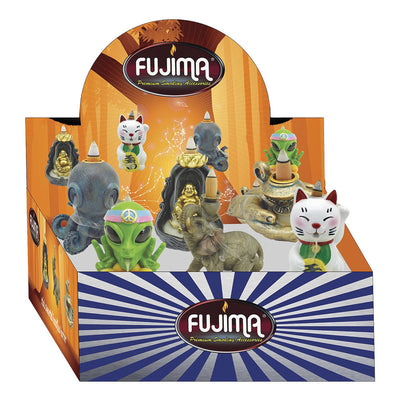 Fujima Mini Backflow Incense Burner | Asst #3 | 6pc Display - Headshop.com