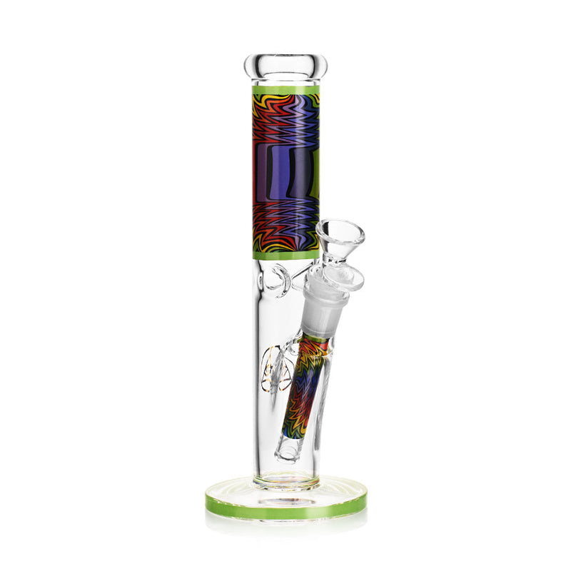 Ritual Smoke - Prism 10" Glass Straight Tube - Lime - Headshop.com