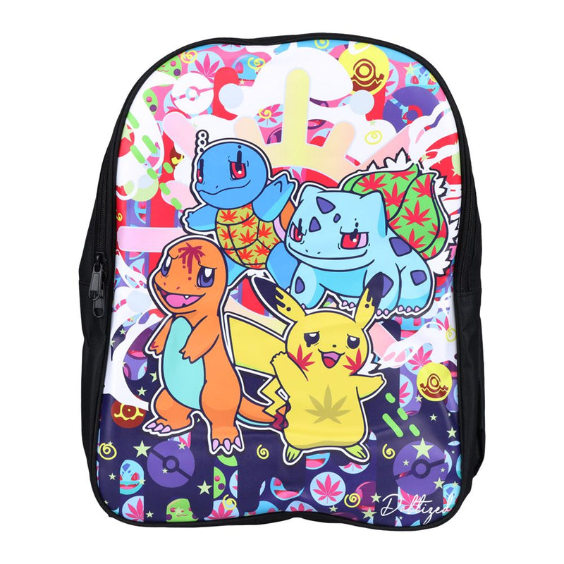 Dabtized Smoker Anime Backpack & Zipper Pouch | 3pc Set | 14" x 16.5"