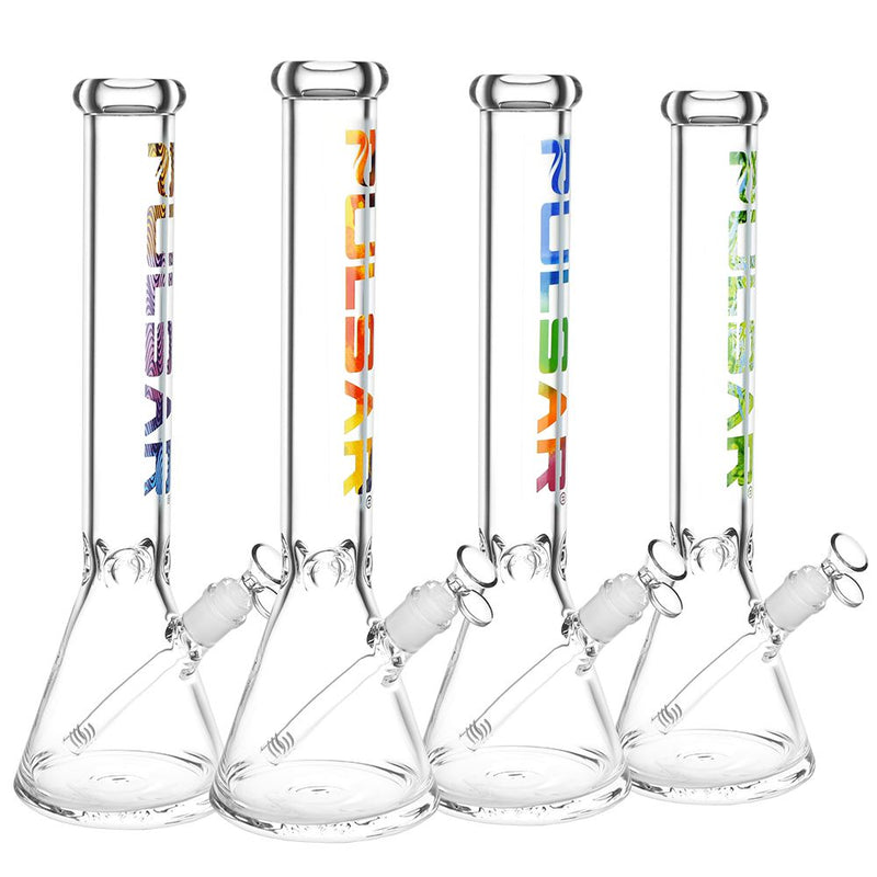 Pulsar Illustrious Glass Beaker Water Pipe | 14mm F | Colors Vary - Headshop.com