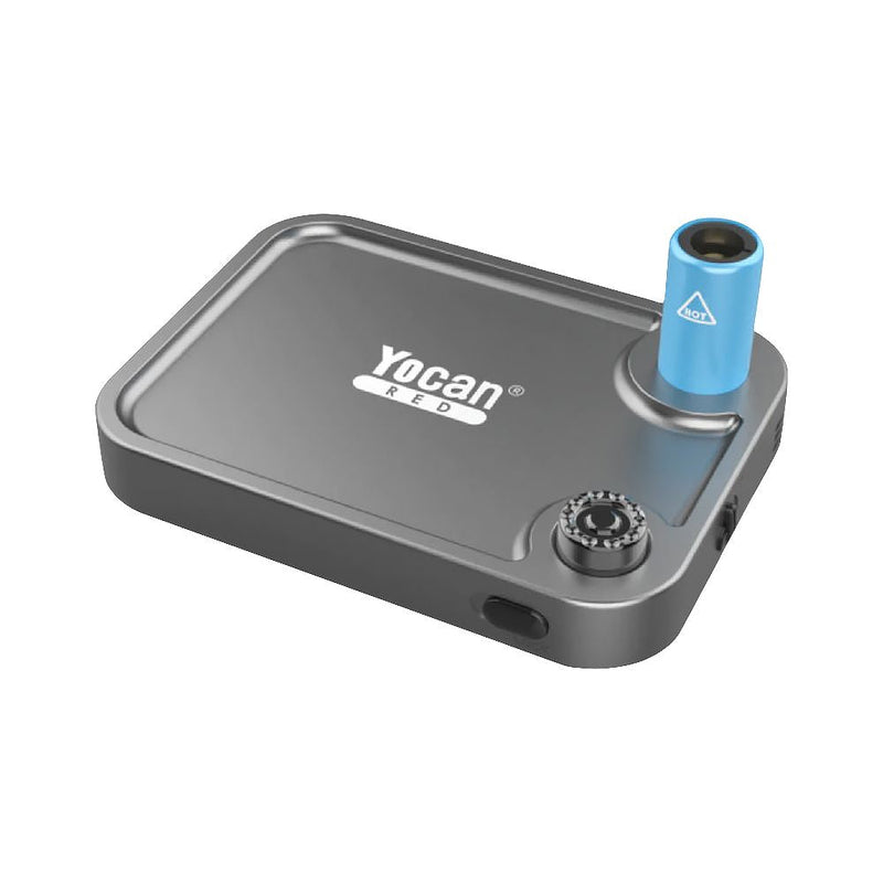 Yocan Red Slate 2-in-1 Torch And Tray | 5.7" x 4.1" - Headshop.com