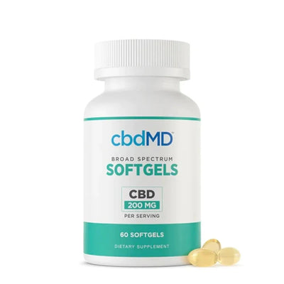 cbdMD CBD Softgel Capsules (3000MG - 6000MG) - Headshop.com