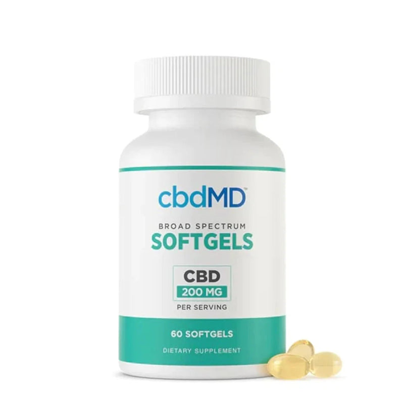 cbdMD CBD Softgel Capsules (3000MG - 6000MG) - Headshop.com