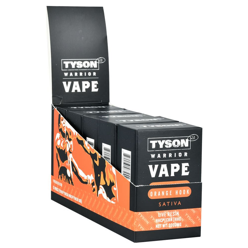 TYSON 2.0 Warrior Live Resin Disposable Vape | 3g | 5ct Display - Headshop.com