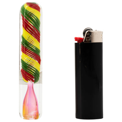 LA Pipes The "Rasta Twister" Chillum Pipe - Headshop.com