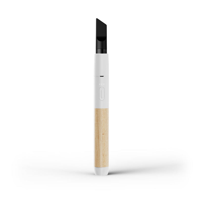 Vessel Wood Vape Pen Battery [White/Beechwood] + - Headshop.com