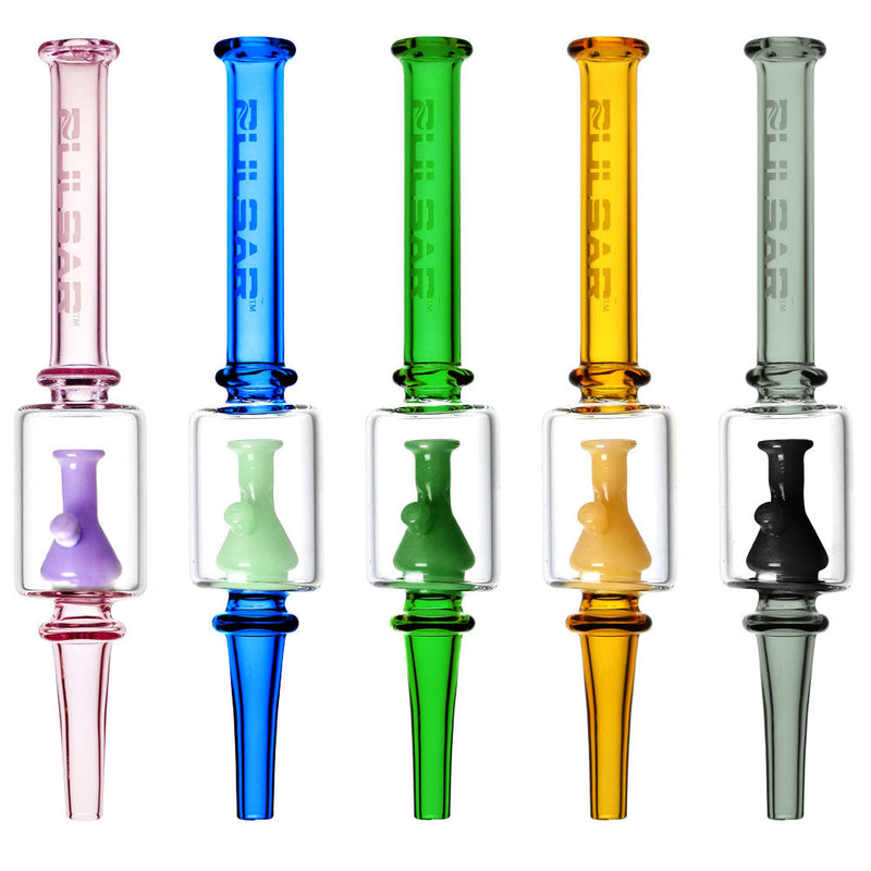 Pulsar Beaker Perc Dab Straw - 6.5" / Colors Vary - Headshop.com