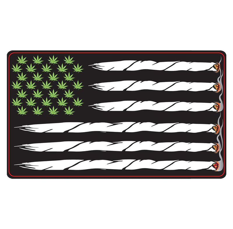 Leaves & Joints US Flag Sticker - 5.4" x 3"