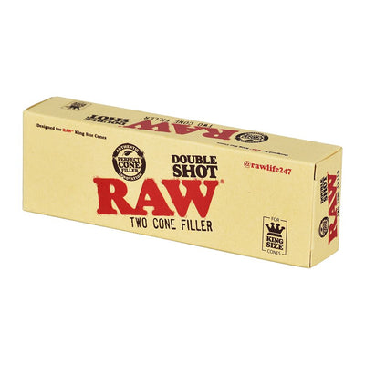 RAW Double Shot Two Cone Filler - King Size - Headshop.com