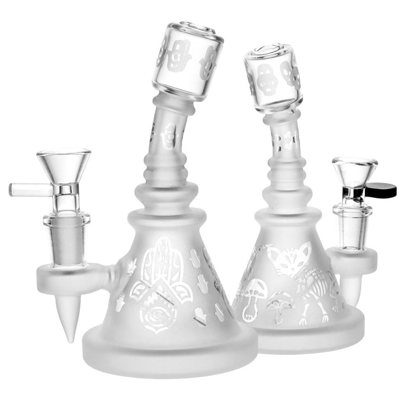 Pulsar Frosted Swift Hitter Water Pipe -6"/14mm F/Styles Vary - Headshop.com