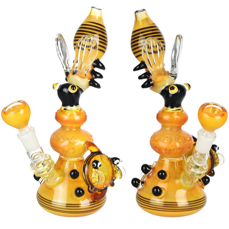 Mother Bee Water Pipe - 9"/14mm F - Headshop.com