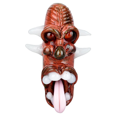 Menacing Monster Head Hand Pipe | 4.75" | Colors Vary - Headshop.com