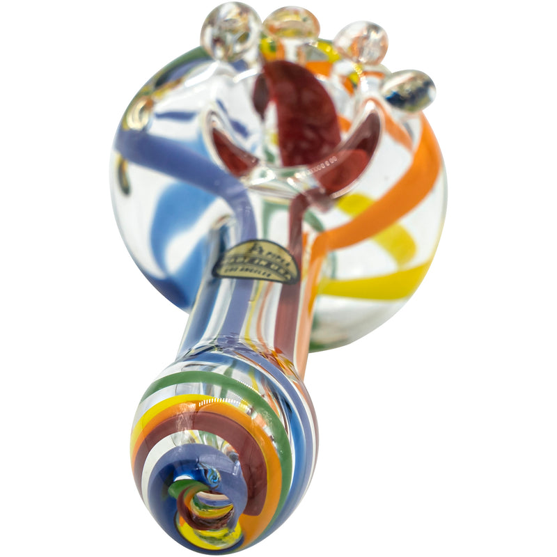 LA Pipes Rainbow Ripper Spoon Pipe - Headshop.com