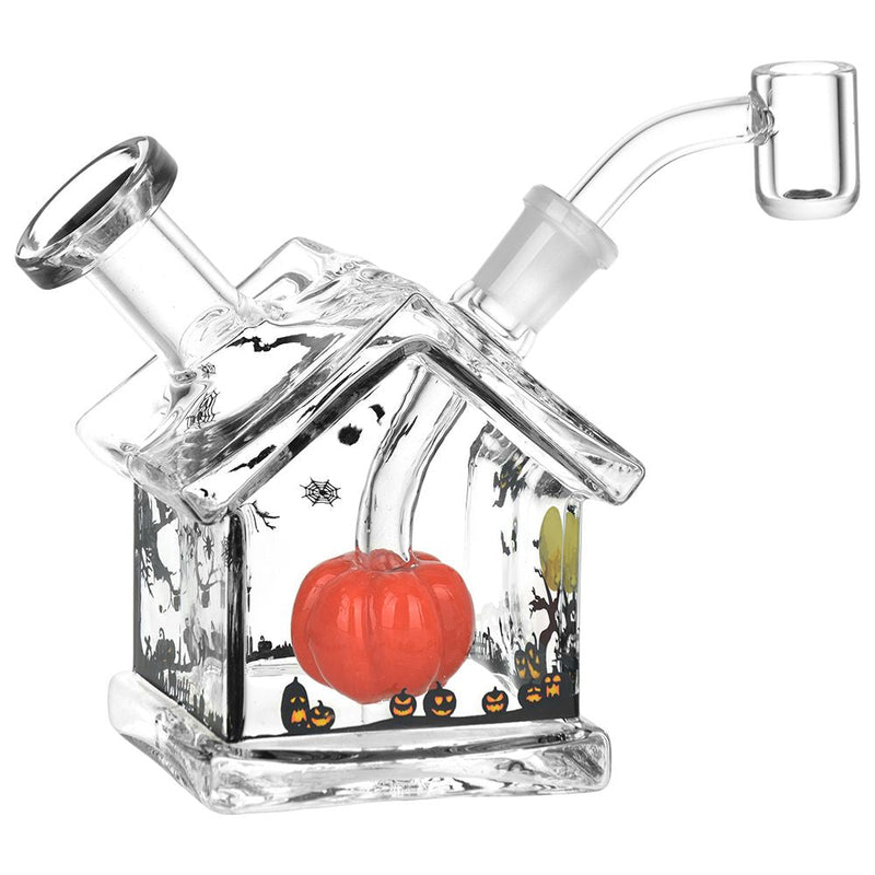 Halloween House Glass Dab Rig - 4.5" / 14mm F