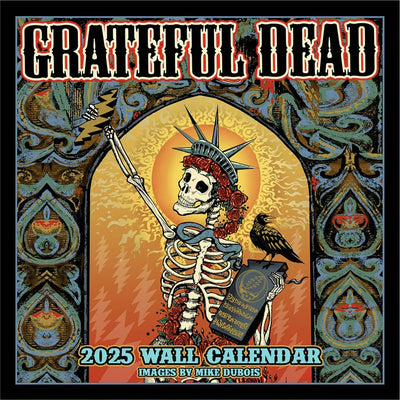 Grateful Dead 2025 Wall Calendar - 12" x 12"