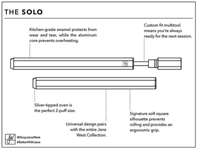 Jane West Solo One Hitter - Headshop.com