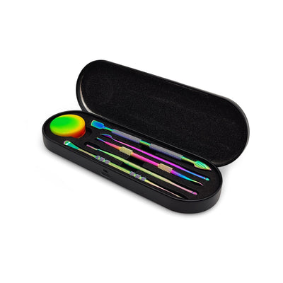 High Society | Dabber's 5 Piece Tool Kit w/ Silicone Oil Jar - Headshop.com