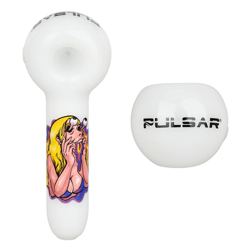 Pulsar Design Series Spoon Pipe - Lucy Facemelter / 5" - Headshop.com