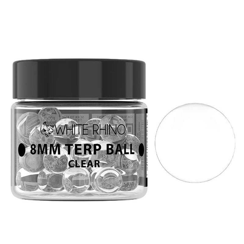 White Rhino Terp Balls | 8mm | 50ct Jar - Headshop.com