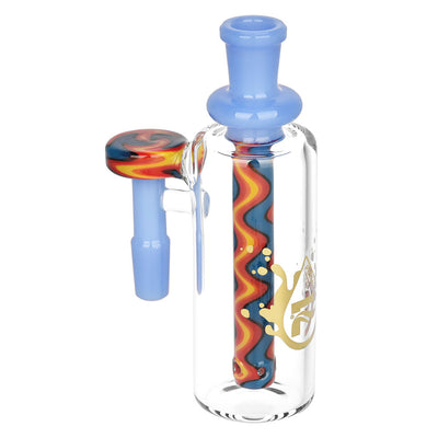 Pulsar Flowing Fantasy Wig Wag Ash Catcher | 14mm | 90 Degree - Headshop.com