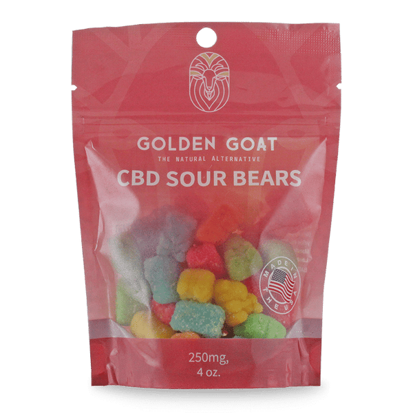 Potent CBD Infused 250MG Gummy Packs Bundles from Golden Goat