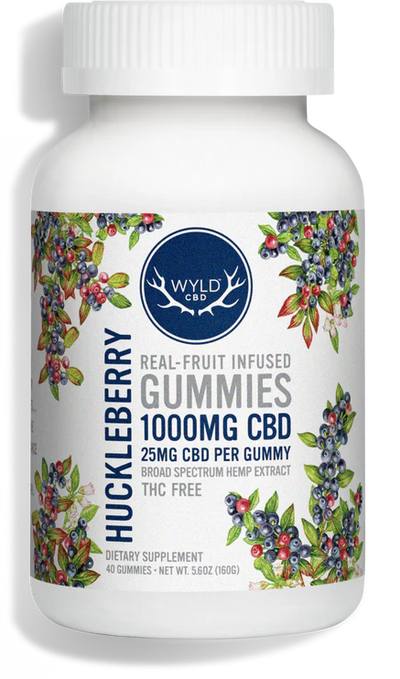 WYLD  CBD Real Fruit Infused CBD Gummies (50MG - 1000MG) - Headshop.com