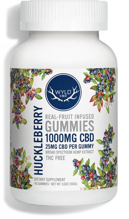 WYLD  CBD Real Fruit Infused CBD Gummies (50MG - 1000MG) - Headshop.com