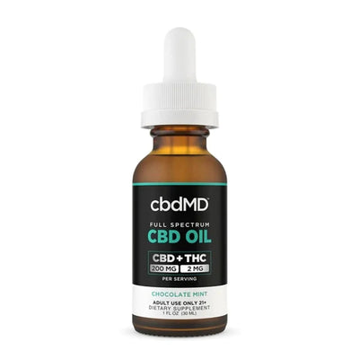 cbdMD CBD Tincture Drops - Chocolate Mint - Headshop.com