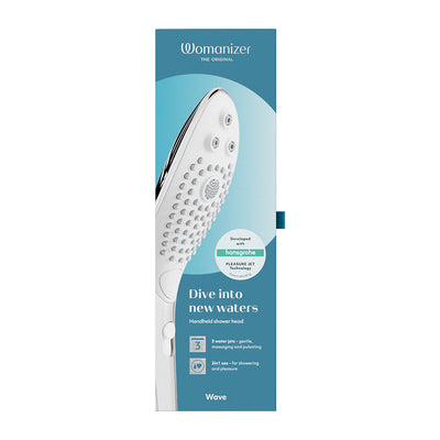 Womanizer Wave Shower Head Masturbator Chrome