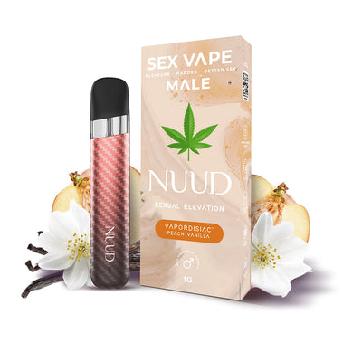 NUUD MALE VAPORDISIAC Peach Vanilla - Headshop.com