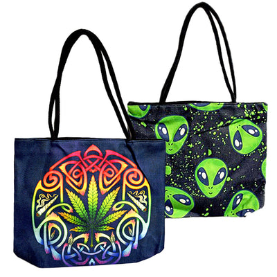 Jute Rope Handled Tote Bag - 17"x15" - Headshop.com